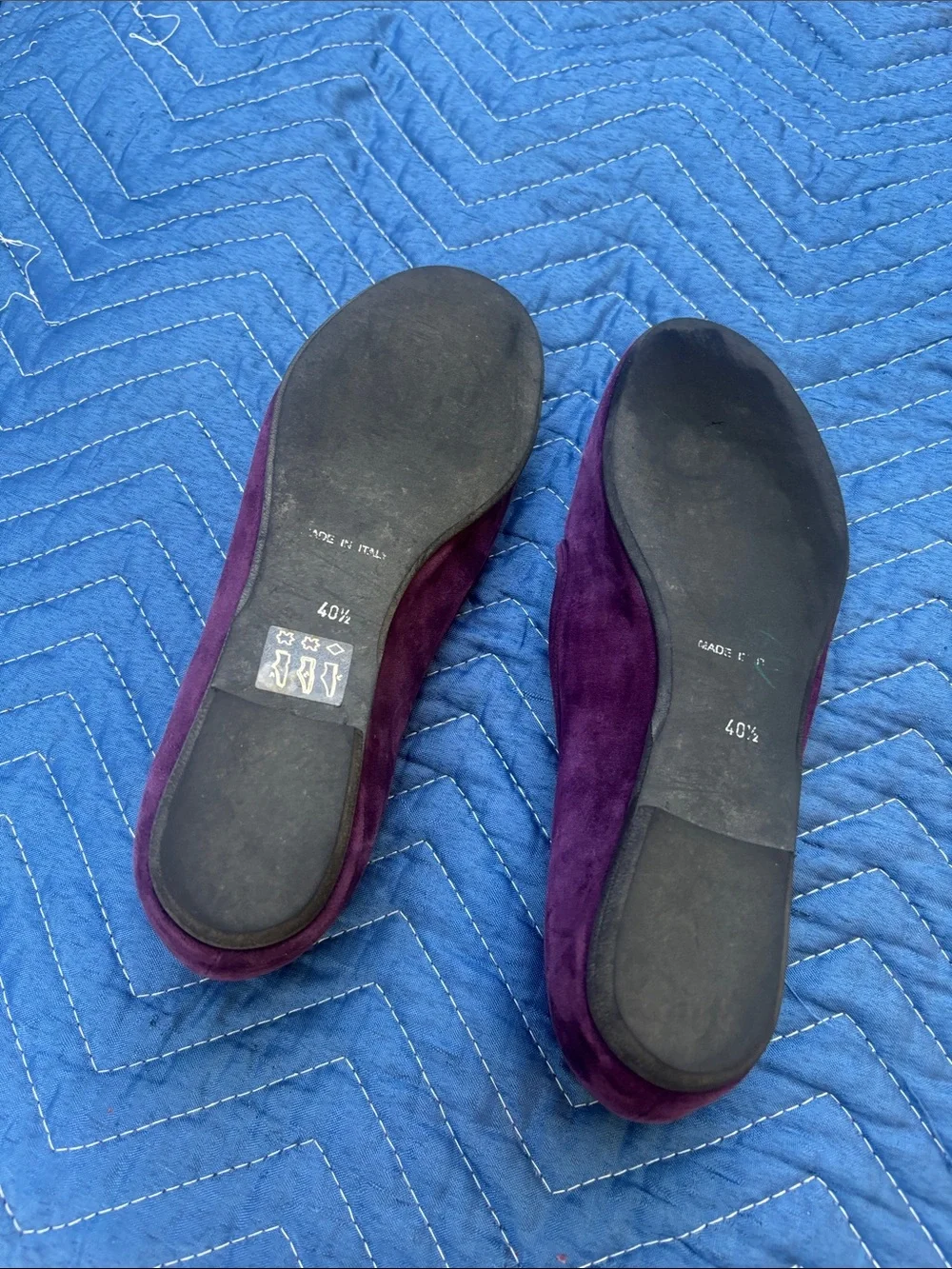 Men's Purple Suede Slip-On Loafers